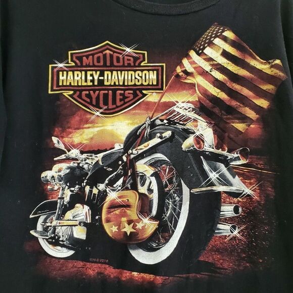Harley Davidson Latus Motors Eugene Oregon 2016 T Shirt Mens Size Large - Picture 5 of 5